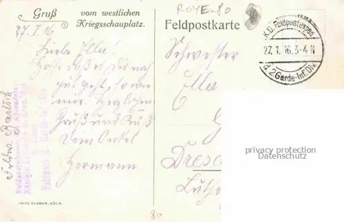 AK / Ansichtskarte Roye  Montdidier 80 Somme Westlicher Kriegsschauplatz Truemmer 1. Weltkrieg