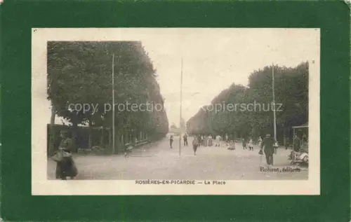 AK / Ansichtskarte Rosieres-en-Picardie Rosieres-en-Santerre Montdidier 80 Somme La Place
