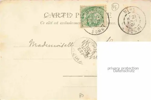 AK / Ansichtskarte MERS-SUR-MER MERS-LES-BAINS Abbeville 80 Somme Esplanade de la plage et le casino