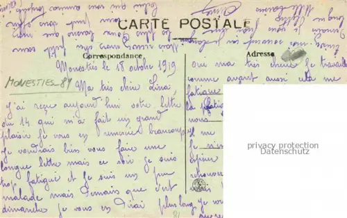 AK / Ansichtskarte Monesties ALBI 81 Tarn Vue générale et Avenue d'Albi