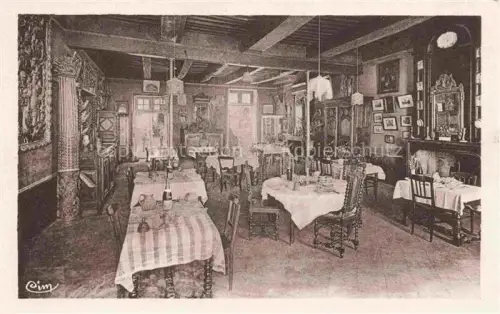 AK / Ansichtskarte Cordes-sur-Ciel ALBI 81 Tarn Hostellerie du Vieux Cordes XIIIe siècle Intérieur de la Salle à Manger