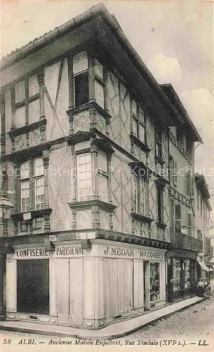 AK / Ansichtskarte Albi 81 Tarn Ancienne Maison Enjalbert Rue Timbale XVIe siècle