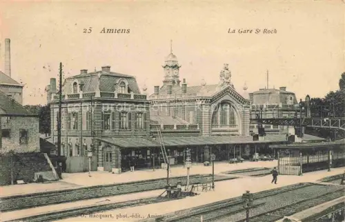 AK / Ansichtskarte AMIENS 80 Somme La Gare Saint Roch Correspondence Militaire
