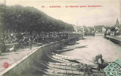 AK / Ansichtskarte AMIENS 80 Somme Le Marché Place Parmentier