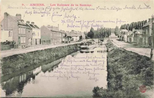 AK / Ansichtskarte AMIENS 80 Somme Les écluses de la Somme