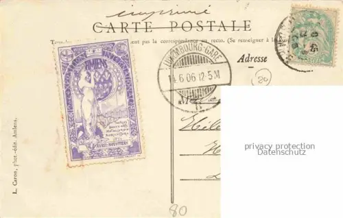 AK / Ansichtskarte AMIENS 80 Somme Un baiser de la ville vues d'ensemble Schriftzug