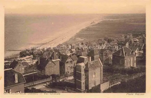 AK / Ansichtskarte Onival-sur-Mer Ault ABBEVILLE 80 Somme Vue générale aérienne
