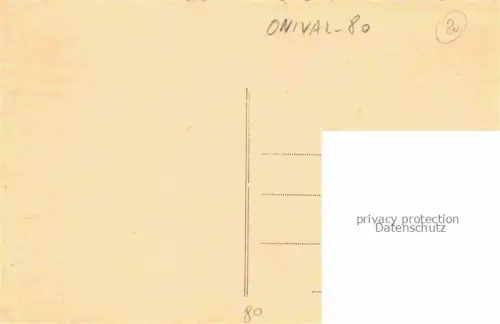 AK / Ansichtskarte Onival-sur-Mer Ault ABBEVILLE 80 Somme Vue générale aérienne