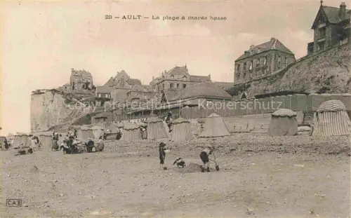 AK / Ansichtskarte Ault Abbeville 80 Somme La plage à marée basse