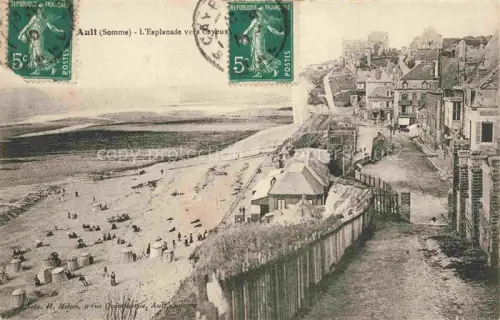 AK / Ansichtskarte Ault Abbeville 80 Somme L'Esplanade vers Cayeux