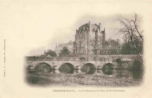 AK / Ansichtskarte Chateau-Raoul Chateauroux 36 Indre La Prefecture le Pont St Christophe 