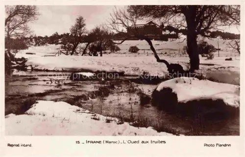 AK / Ansichtskarte Ifrane Maroc L'Oued aux truites