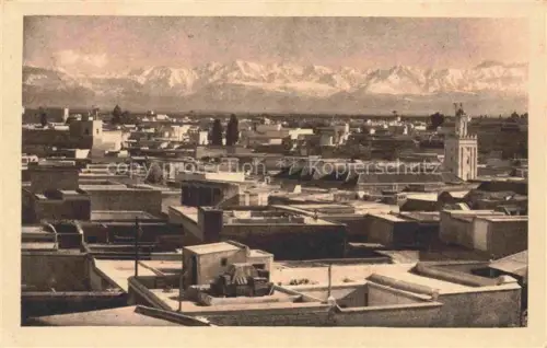 AK / Ansichtskarte Marrakech Marrakesch Maroc La Ville le Grand Atlas 