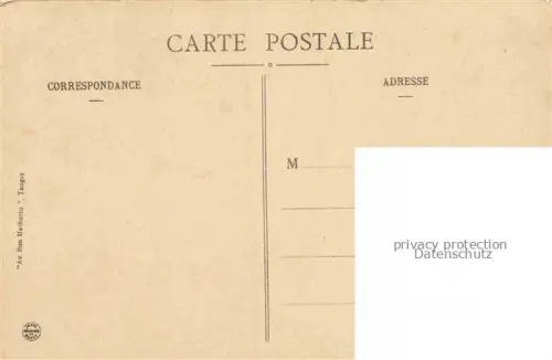 AK / Ansichtskarte TANGER Tangier Tangiers Maroc Perspective vue prise de la Legation 