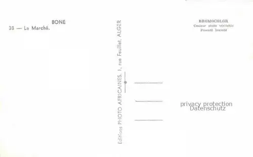 AK / Ansichtskarte BONE Annaba Constantine Algerie Le Marche