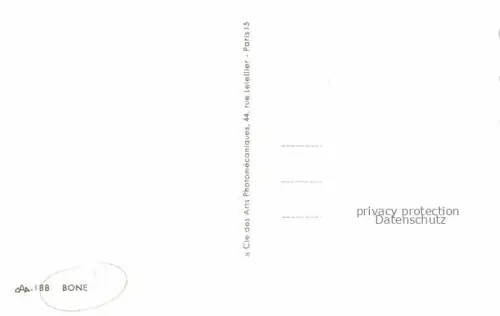 AK / Ansichtskarte BONE Annaba Constantine Algerie Place Armes la Gare Cathedrale 