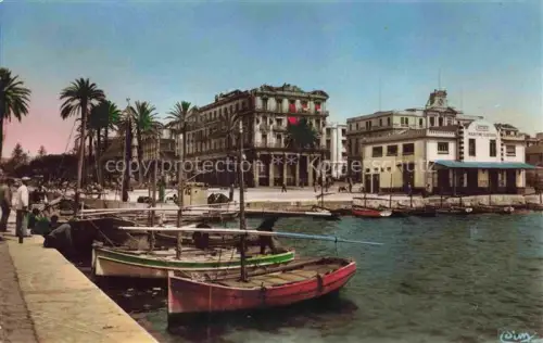 AK / Ansichtskarte BONE Annaba Constantine Algerie Port Quai Warnier cours Bertagna Boote