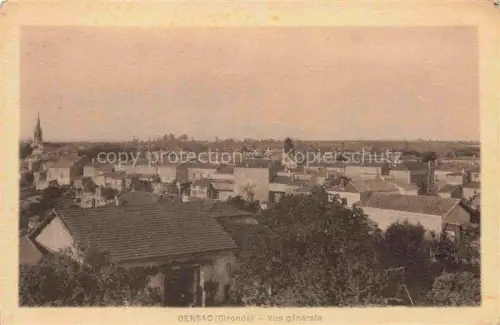 AK / Ansichtskarte Gensac Libourne 33 Gironde Vue generale 