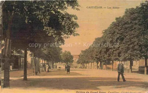 AK / Ansichtskarte Castillon-de-Castets Langon 33 Gironde Les Alles 