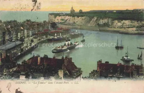 AK / Ansichtskarte DIEPPE 76 Seine-Maritime La Tamise dans l'Avant Port