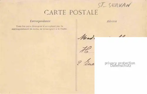AK / Ansichtskarte SAINT-SERVAN-SUR-MER St-Servan-sur-Mer 35 Ille-et-Vilaine La Gueule au Loup