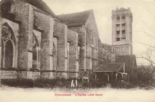 AK / Ansichtskarte Champeaux  77 Seine-et-Marne Eglise