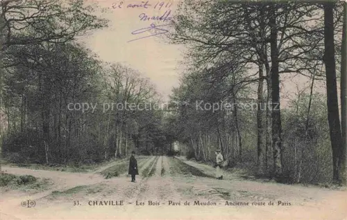AK / Ansichtskarte Chaville Boulogne-Billancourt 92 Hauts-de-Seine Les Bois Pave de Meudon Ancienne route de Paris