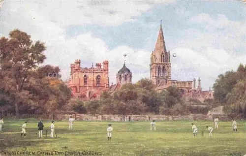 AK / Ansichtskarte OXFORD  Oxfordshire UK Christchurch Cathme and Tom Tower