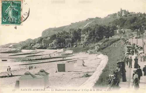 AK / Ansichtskarte SAINTE-ADREssE LE HAVRE 76 Seine-Maritime Le Boulevard maritime et le Cap de la Heve