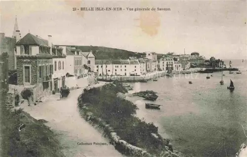 AK / Ansichtskarte Belle-Isle-en-Mer Guingamp 22 Cotes-d Armor Vue generale de Sauron