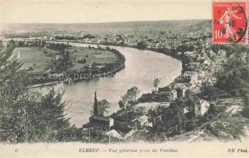 AK / Ansichtskarte ELBEUF Rouen 76 Seine-Maritime Vue generale prise du Pavillon