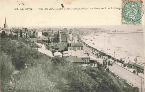 AK / Ansichtskarte LE HAVRE 76 Vue du Boulevard Maritime pendant les fetes