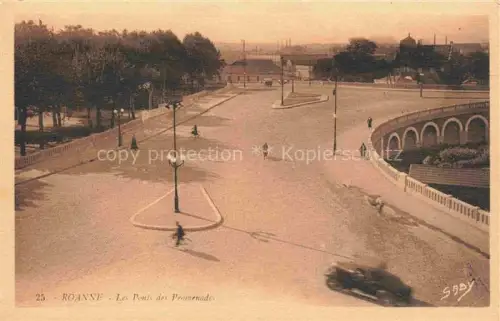 AK / Ansichtskarte ROANNE 42 Loire Les Pont des Promenades