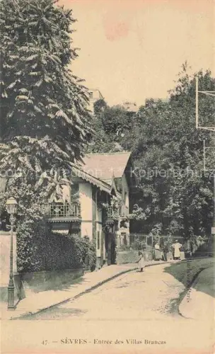 AK / Ansichtskarte Sevres Boulogne-Billancourt 92 Hauts-de-Seine Entree des Villas Brancas