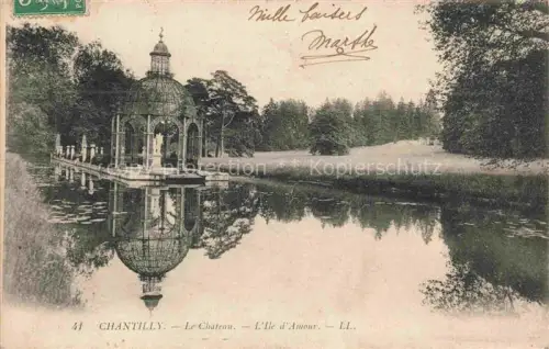 AK / Ansichtskarte Chantilly SENLIS 60 Oise Le Chateau L'Ile d'Amour