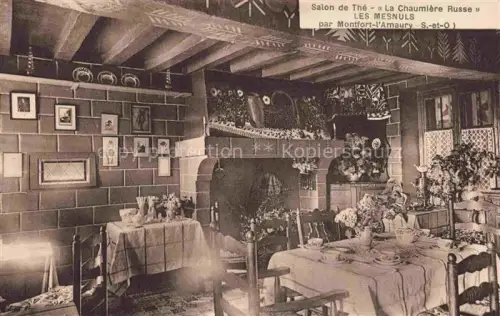 AK / Ansichtskarte Les Mesnuls Rambouillet 78 Yvelins Salon de The La Chaumiere Russe