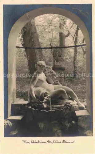 AK / Ansichtskarte Schoenbrunn  Schloss WIEN Der Schoene Brunnen