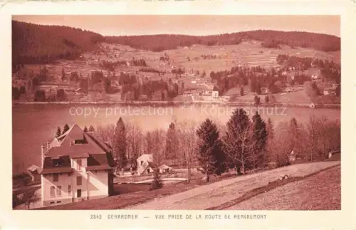 AK / Ansichtskarte Gerardmer Saint-Die 88 Vosges Vue prise de la Route de Remiremont