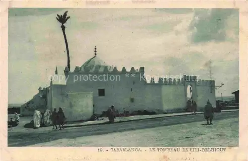 AK / Ansichtskarte CASABLANCA Maroc Le Tombeau de Sidi Belhiout
