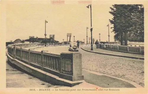 AK / Ansichtskarte ROANNE 42 Loire Le Nouveau pont des Promenades cote rue Beaulieu
