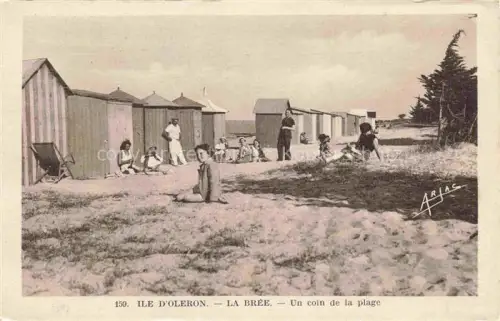 AK / Ansichtskarte La Bree-les-Bains Ile d oleron Rochefort 17 Charente-Maritime Ile d'Oleron Un coin de la plage