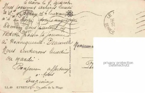 AK / Ansichtskarte ETRETAT LE HAVRE 76 Seine-Maritime Un coin de la Plage