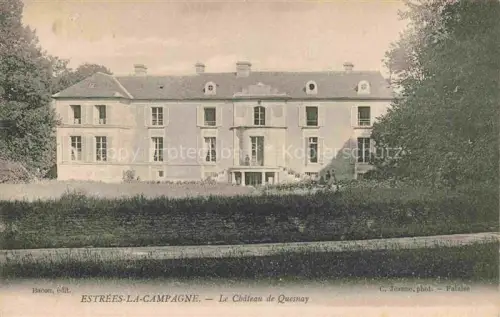 AK / Ansichtskarte Estrees-la-Campagne CAEN 14 Calvados Le Chateau de Quesnay