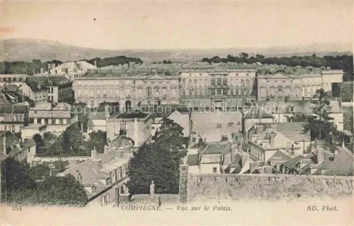 AK / Ansichtskarte COMPIEGNE 60 Oise Vue sur le Palais