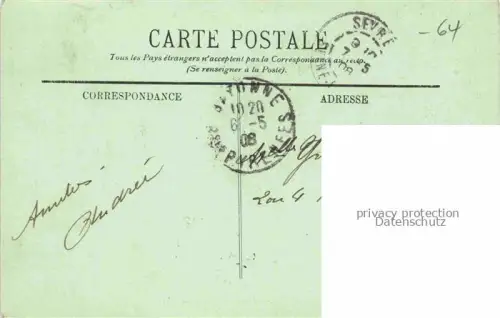 AK / Ansichtskarte BAYONNE 64 Pyrenees-Atlantiques La Porte du Chateau Vieux et la Rue Thiers