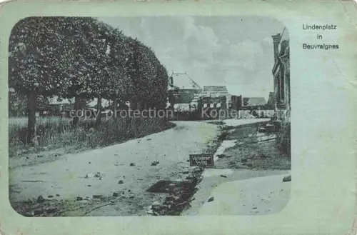 AK / Ansichtskarte Beuvraignes Montdidier 80 Somme Lindenplatz