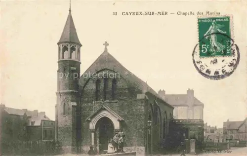 AK / Ansichtskarte CAYEUX -SUR-MER Abbeville 80 Somme Chapelle des Marins