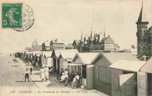 AK / Ansichtskarte CAYEUX -SUR-MER Abbeville 80 Somme La Promenade des Planches