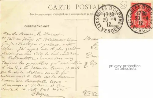 AK / Ansichtskarte Les Sables-d Olonne 85 Panorama de la plage pris du Palais de Justice