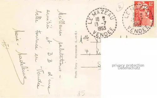 AK / Ansichtskarte Le Mazeau Fontenay-le-Comte 85 Vendee Le Marais Vendéen